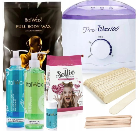 PREMIUM ZESTAW depilacja WOSK TWARDY twarz ciało Sklep
