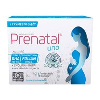 Prenatal Uno Kwasy Dha Aktywny Folian Ciąża I Trymestr 30 + 30 Kapsułek