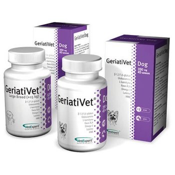 Preparat dla starszych psów VETEXPERT GeriatiVet, 45 tabletek - VETEXPERT