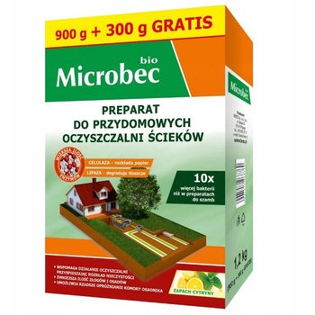Preparat do przydomowych oczyszczalni ścieków Bio Microbec, 900+300 g - Bros