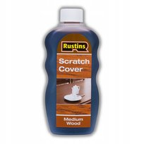 PREPARAT DO USUWANIA ZARYSOWAŃ RYS ZADRAPAŃ NA MEBLACH RUSTINS 300ML ŚREDNI Rustins