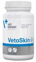Preparat na sierść dla psa i kota VETEXPERT VetoSkin, 90 kaps.