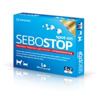 Preparat przeciw łojotokowi dla psów i kotów EUROWET Sebostop Spot-On, 5x2 ml EUROWET