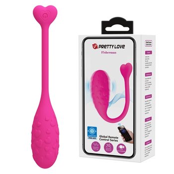 Pretty Love - Fisherman Pink, 12 Vibration Functions Mobile App Remote Control Pretty Love - Pretty Love