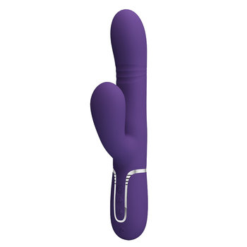 PRETTY LOVE - Mariana dark purple, 7 vibration functions, 7 thrusting settings, 4 rolling functions,4 nodding functions - Inne