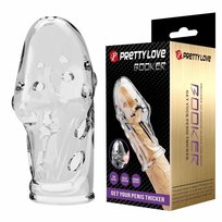 Pretty Love Penis Sleeve - Booker (Clear) Admiranda