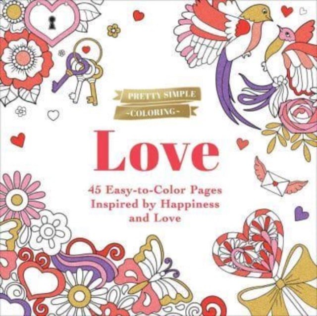 Pretty Simple Coloring, Pretty Simple Coloring: Love - Adams Media ...