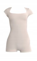 PRETTYLITTLETHING KOMBINEZON BIAŁY BASIC 34 EJO Prettylittlething
