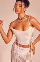 PRETTYLITTLETHING KORONKOWY DAMSKI TOP 44 1EKU Prettylittlething