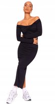 Prettylittlething Sukienka Maxi Czarna 36 Ekk Prettylittlething