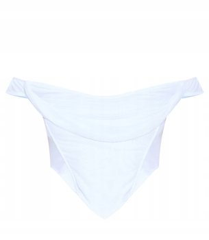 Prettylittlething Top Gorsetowy Biały 40 M6v - Prettylittlething