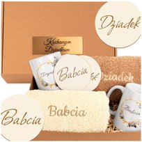 Prezent dla Dziadków Dzień babci Zestaw Prezentowy święta Babci Dziadka db