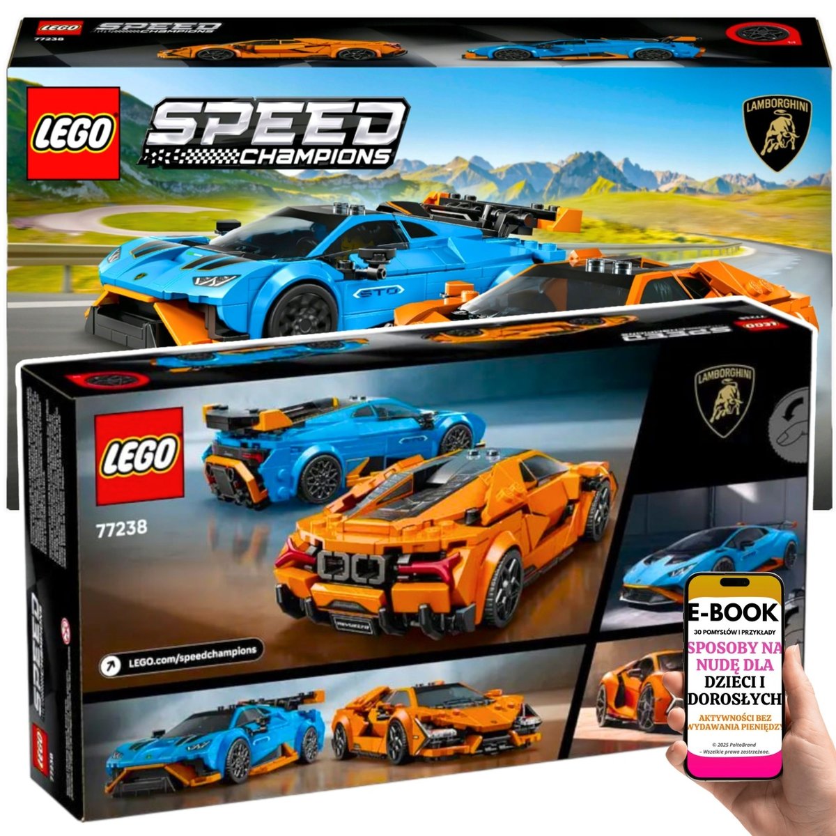 PREZENT DLA DZIECKA LEGO Lamborghini Revuelto + Huracán STO (77238 ...