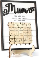 Prezent Dla Mamy Puzzle „Mamo, Jesteś Częścią, Która Nas Łączy”