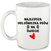 Prezent dla miłośniczki psów, kubek miłośniczka psów, psy, pies  + imię, 3