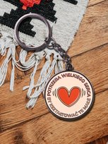 Prezent dla Nauczyciela Brelok do Kluczy Wielkie Serce Nadwyraz.com