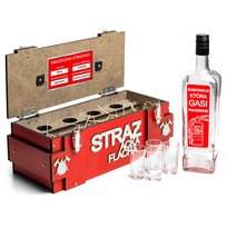 Prezent dla Strażaka Skrzynka na Alkohol na 18-99 urodziny dla Taty Kolegi