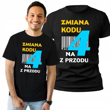 Prezent na 30 40 50 Urodziny Zmiana Kodu na 3 4 5 T-shirt Koszulka Męska XL - Plexido