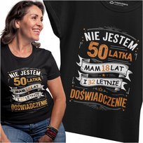 Prezent Na 50 Urodziny Dla Kobiety Koszulka