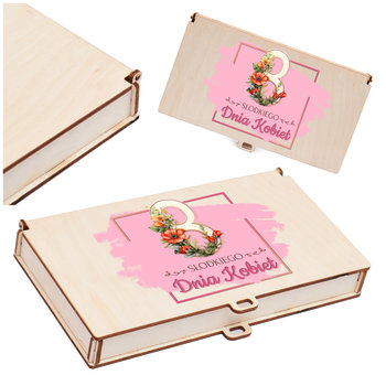 Prezent na dzień kobiet pudełko na czekoladę piękny upominek dla żony dziewczyny koleżanki z pracy - Inna marka