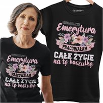 Prezent Na Emeryturę Dla Emerytki Kobiety Koszulka Mistickers