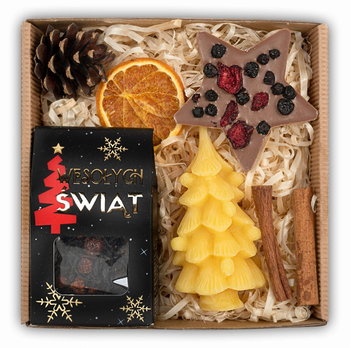 Prezent Na Święta Mikołajki Herbata Świeca Czekolada - Green Touch