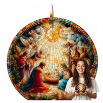 Prezent na Święta Szopka Bożonarodzeniowa Świeca Stajenka Święta Rodzina