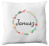 Prezent Poduszka Z Imieniem Janusz, 3