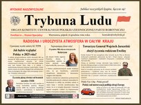 Prezent PRL - TRYBUNA LUDU personalizacja pakowanie ramka A3