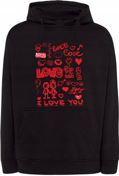 Prezent Walentynki Bluza nadruk Love Miłość r.S - Inna marka
