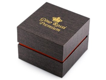 Prezentowe pudełko na zegarek - G. ROSSI PREMIUM - BROWN - G. Rossi