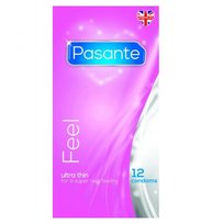 Prezerwatywy, Pasante - Feel, Wyrób Medyczny, (1 Op. / 12 Szt) Pasante