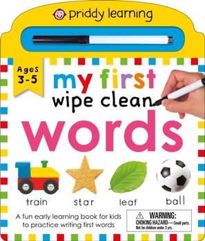 Priddy Learning: My First Wipe Clean Words: A Fun Early Learning Book - Priddy Roger