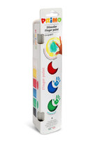 Primo, Farby do malowania palcami, 6 kolorów