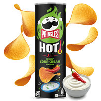 Pringle Chipsy Hot! Sour Cream   160G