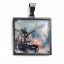 Prismatic Cannon | 4 cm | Metal Szkło | Brelok Zawieszka | Star Wars Unlimited Inna marka