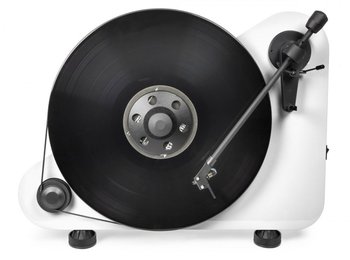 Pro-Ject VTE BT R OM5e Niekonwencjonalny pionowy gramofon z łącznością Bluetooth, biały - Pro-Ject