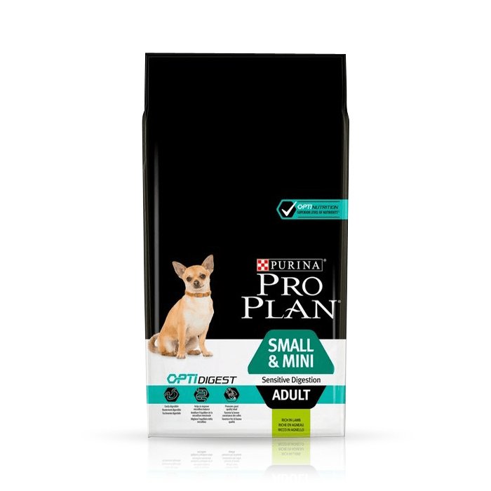 Pro Plan Small & Mini Adult OptiDigest z jagnięciną 3kg - Purina Pro ...