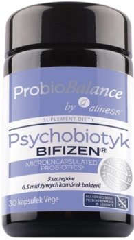 ProbioBALANCE, Suplement diety, Psychobiotyk BIFIZEN 6,5 mld x 30 vege caps. - MedicaLine