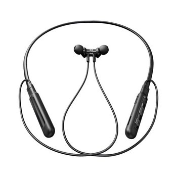 Proda Kamen dokanałowe bezprzewodowe słuchawki Bluetooth z pałąkiem na szyję czarny (PD-BN200 black) - Inny producent