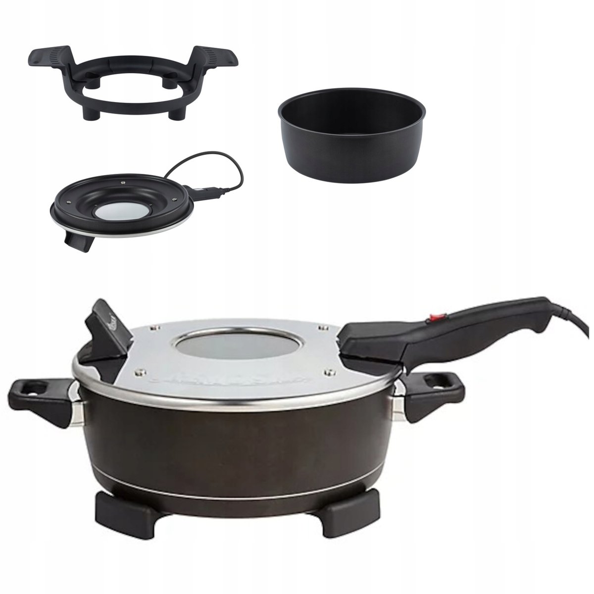 Prodiż Garnek Elektryczny do Gotowania Pieczenia 4l Remoska Multicooker ...