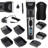 PROFESJONALNA Maszynka Do Strzyżenia Włosów Bezprzewodowa Cieniowanie LCD ADLER EUROPE AD2837