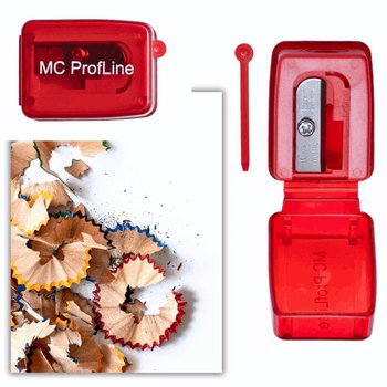 Profesjonalna temperówka z pojemnikiem do kredek kosmetycznych MC ProfLine - MC ProfLine