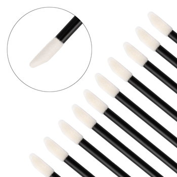 Profesjonalne aplikatory bezwłóknowe do rzęs czarne 50 szt - GNB-LAB