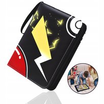 PROFESJONALNY ALBUM NA KARTY 60 STRON 4 KIESZONKI ZAMEK PU SKÓRA