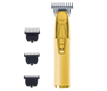 Profesjonalny bezprzewodowy trymer do zarostu Adler AD 2836g ładowanie przez USB - złoty profesjonalny -USB      - Adler