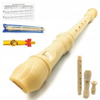 Profesjonalny Flet Prosty Szkolny + metalowe kazoo