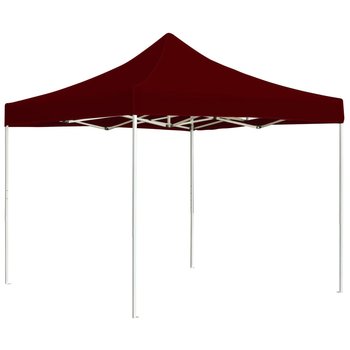 Profesjonalny namiot imprezowy vidaXL, 2x2 m, bordowy - vidaXL