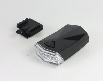 Profex, Lampka rowerowa przednia, Star, 4 LED, czarny - PROFEX