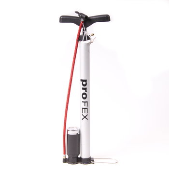 Profex, Pompka rowerowa stojąca, 38 x 480 mm, srebrny - PROFEX